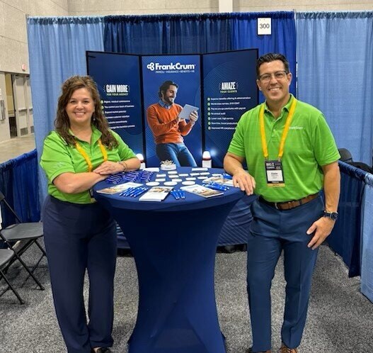 Broker Managers Jana Rutkowski and Eddie Ferro are saying hi 👋 from the Big I Illinois tradeshow! Thank you, Big I Illinois, for having us! #BigIIllinois