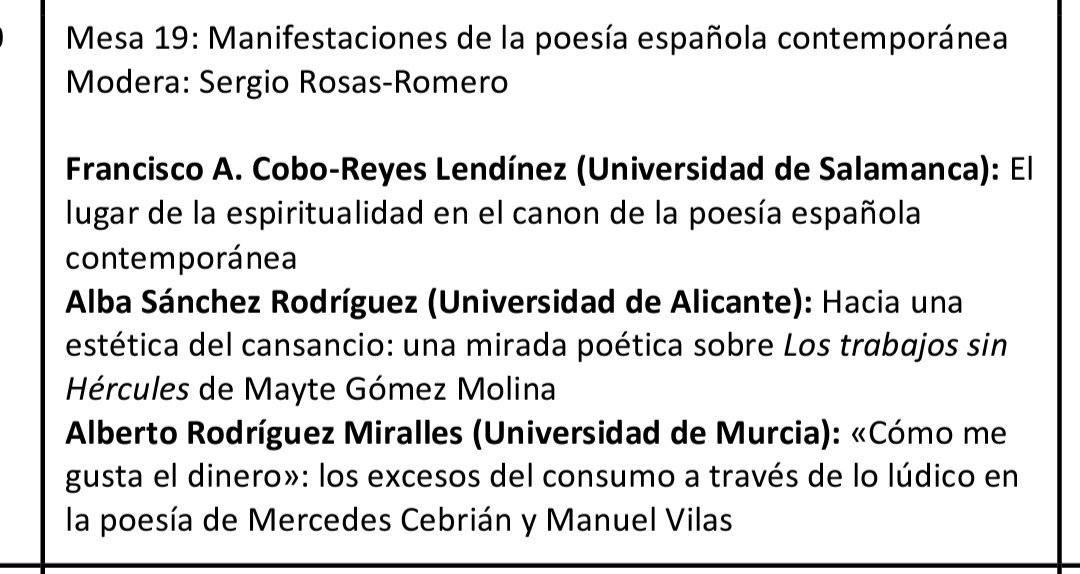 Mañana por Salamanca! 15:30 en el Salón de Actos del Edificio CIE 🫶