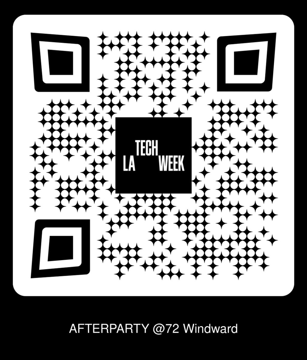 #LATECHWEEK AFTERPARTY TONIGHT! Grab a ticket at QR code below or lu.ma/uu71de7j