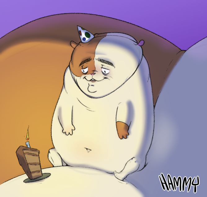 Hammywhamster's tweet photo. Happy Hamoween everyone, it be my burrday https://t.co/PUiGcKczhu