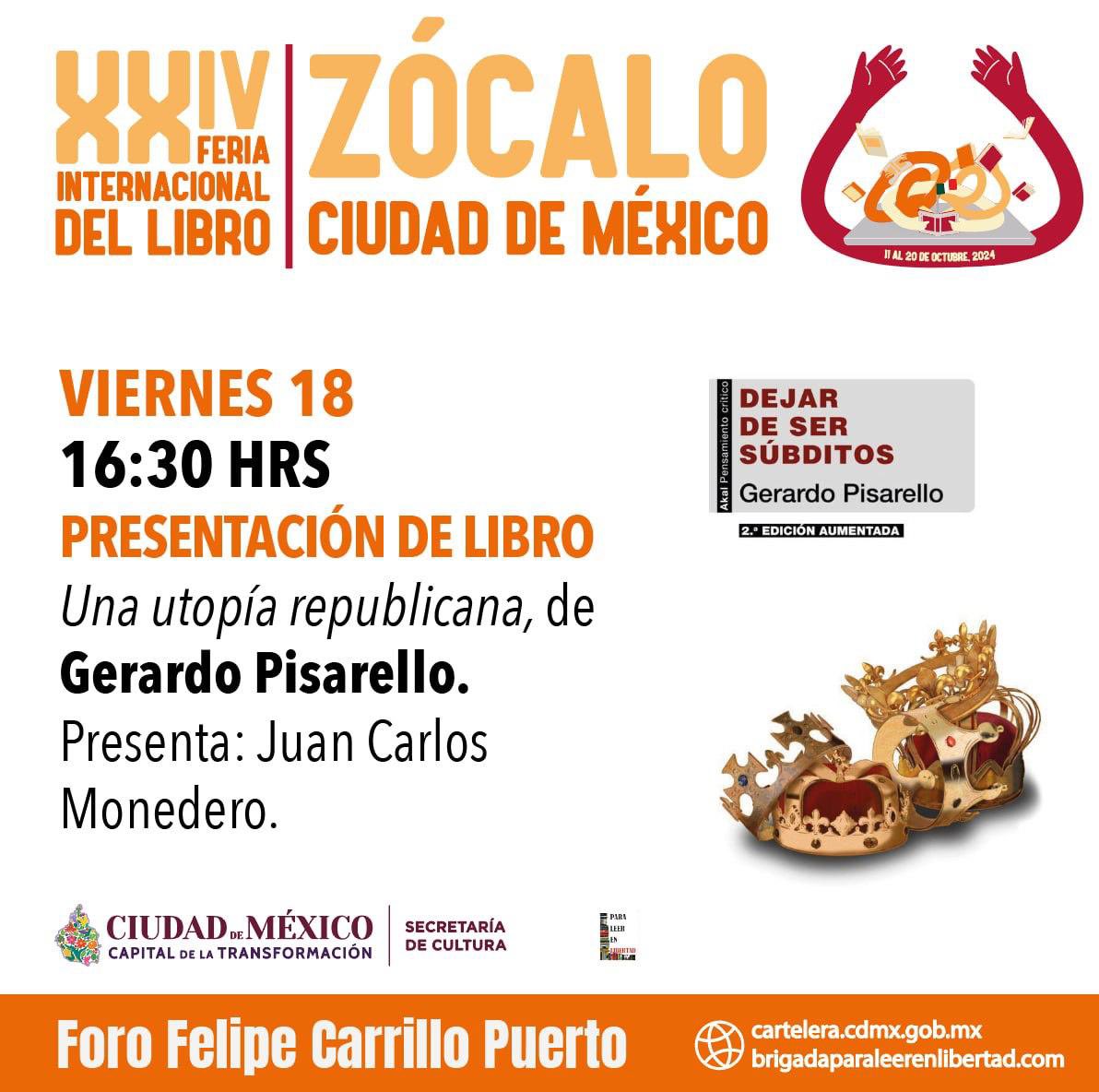 MonederoJC's tweet photo. Y los que estáis en CDMX os vais a poder cansar de verme esta semana!! Siempre rodeado de buenos amigos. Y en México, que ha vuelto a alumbrar como hace casi un siglo. Rodeados de amigos, que es de las cosas más importantes de la vida. Y los amargados, que se jodan. https://t.co/XrRfXxWTQD