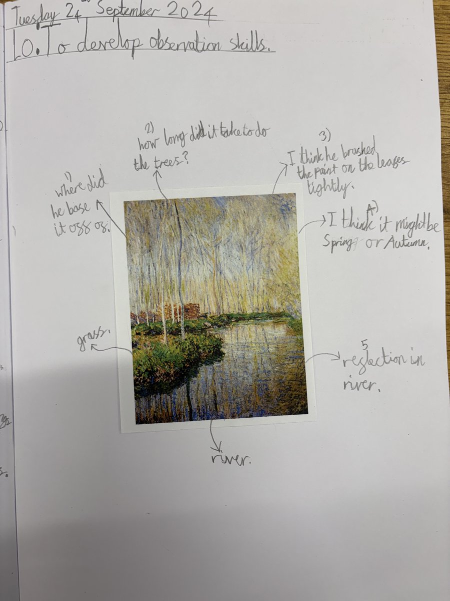 LittleWalthamPS's tweet photo. Fantastic artwork in Year 4 as part of the River Landscapes unit of study! https://t.co/EFzISbH6sV
