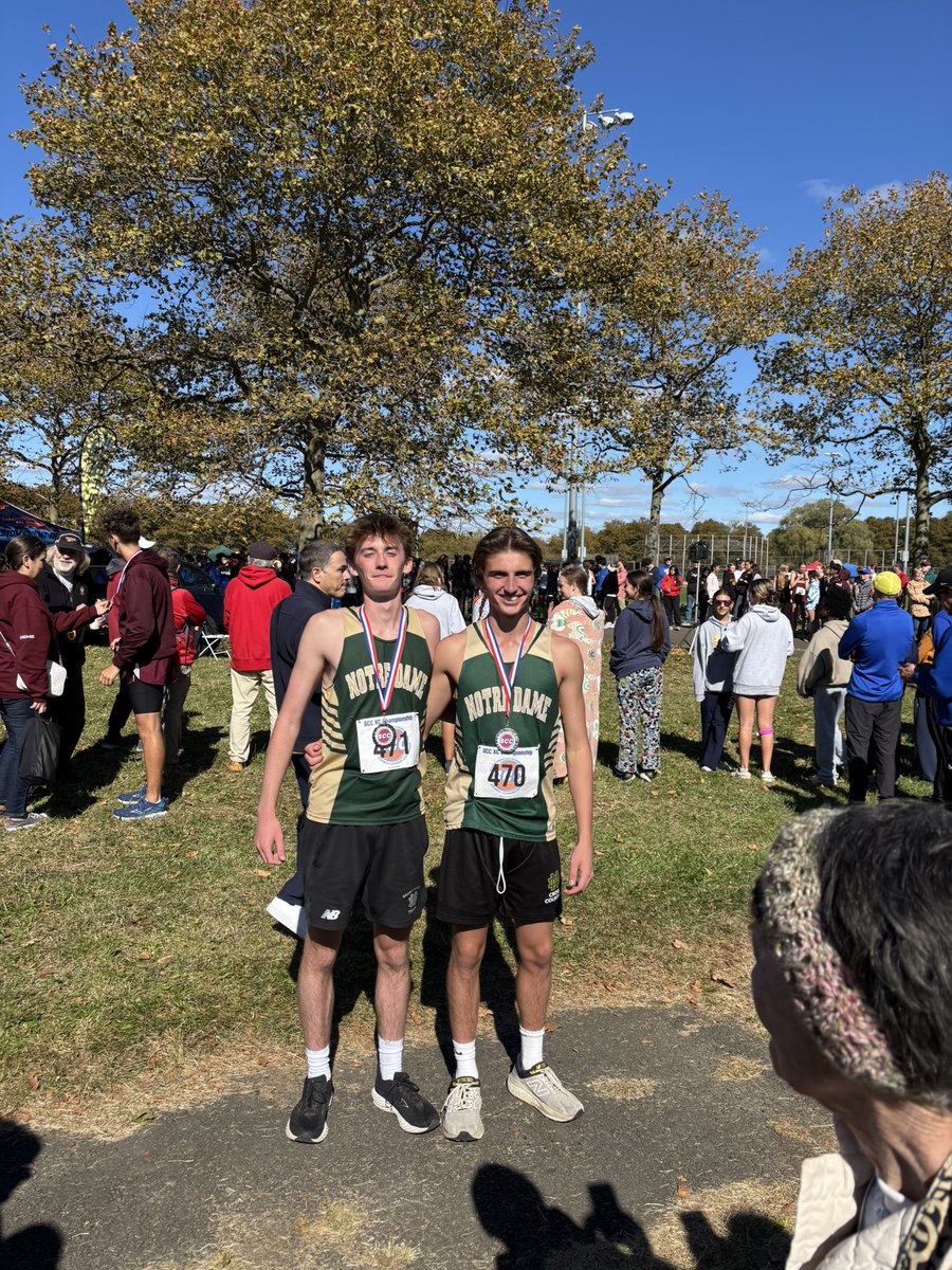 Owen and Ben have pushed ND XC to two top 5 finishes the past two years in the very tough SCC great runners and great students