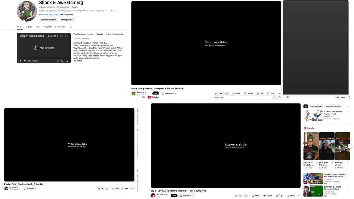 ShockAweSP's tweet photo. @TeamYouTube Hello, I am following up again on an inquiry for assistance made.  I got an initial reply that was not able to assist me and then have heard nothing back since then.  Can you please get someone on this so that your platform is usable again? https://t.co/HEV1rv0u6X