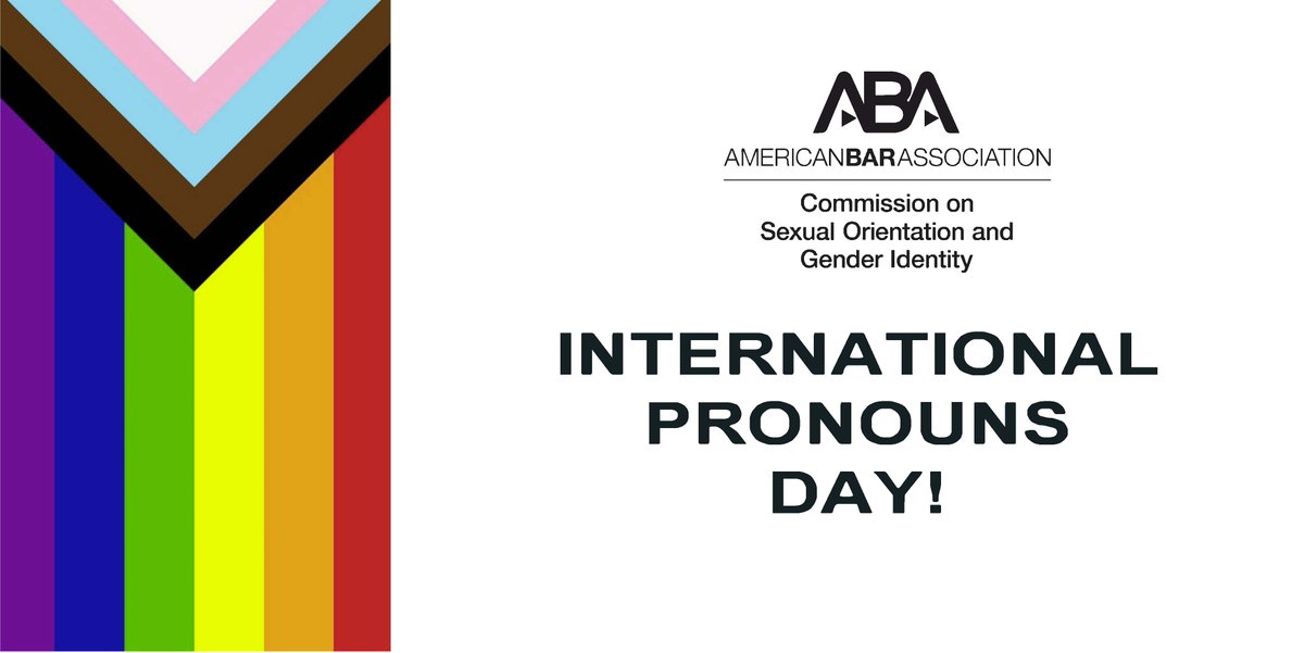 SOGI Commission (@sogi_commission) on Twitter photo Happy International Pronouns day!  To learn more about pronoun usage visit: pronouns.org/day Happy International Pronouns day!  To learn more about pronoun usage visit: pronouns.org/day