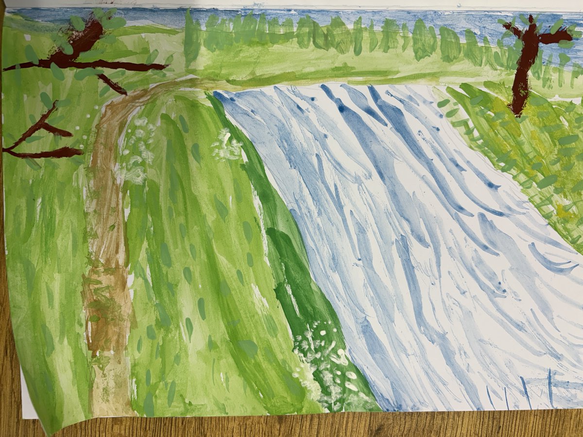 Fantastic artwork in Year 4 as part of the River Landscapes unit of study!