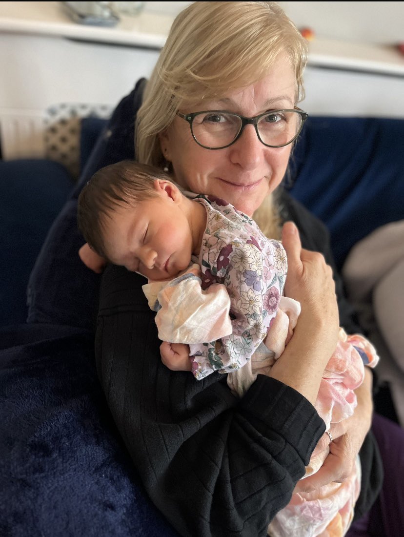 SharonJaneDay's tweet photo. So excited to be a grandma for the second time. Welcome to Lily. https://t.co/9EYsqGxTz8