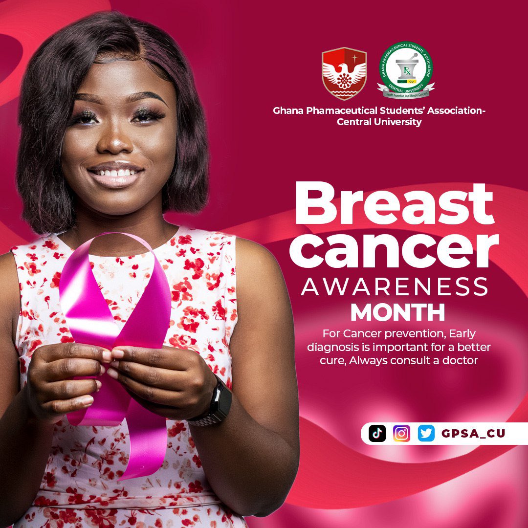 vicdoris's tweet photo. Early detection saves lives! ποΈ Join us this *#BreastCancerAwarenessMonth* as we raise awareness and promote early diagnosis. Together, letβs take a stand against breast cancerβbecause prevention is key! πͺ
*#GPSA_CU #BreastCancerAwareness #ThinkPink* https://t.co/99Q84biIPa