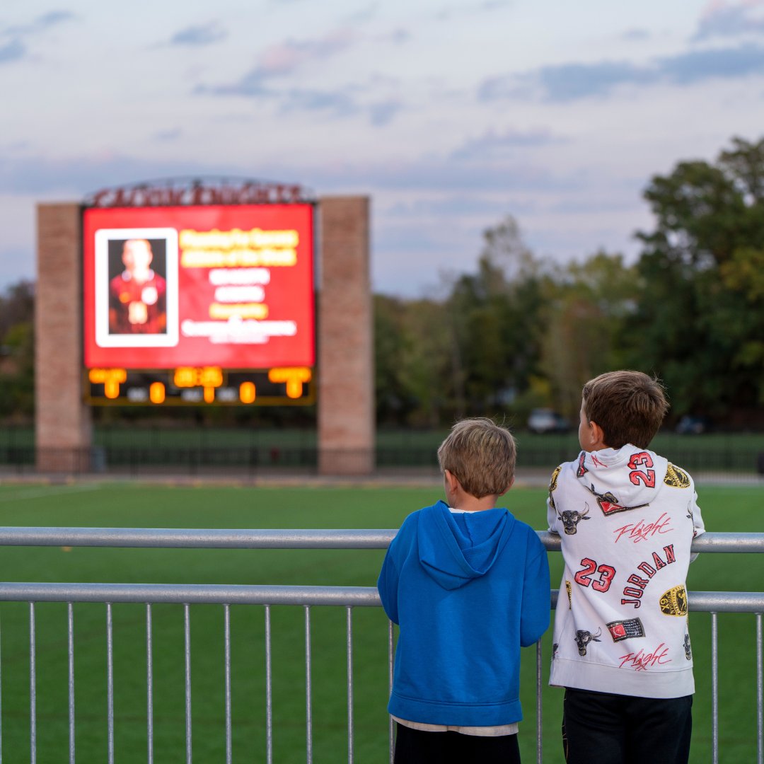 Calvin_Uni's tweet photo. A moment to remember: dedicating our new soccer stadium. Beyond athletic success, we're so excited to see how this space will foster community and create lasting memories for students and fans alike. ❤💛
#GoBeyondAtCalvin #GoCalvin #CalvinUniversity https://t.co/mRKNKXRIGu