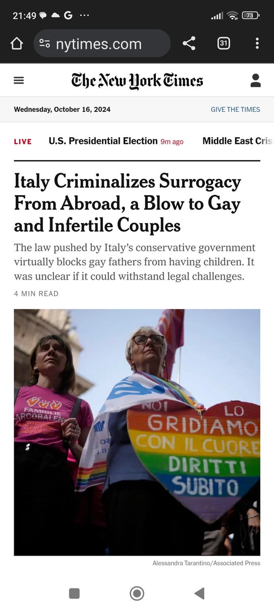 Federico Del Prete (@fededelprete) on Twitter photo Wow #Italia è in #homepage del <a href="/nytimesworld/">New York Times World</a> #newyorktimes
Tks <a href="/GiorgiaMeloni/">Giorgia Meloni</a> #Meloni Wow #Italia è in #homepage del <a href="/nytimesworld/">New York Times World</a> #newyorktimes
Tks <a href="/GiorgiaMeloni/">Giorgia Meloni</a> #Meloni
