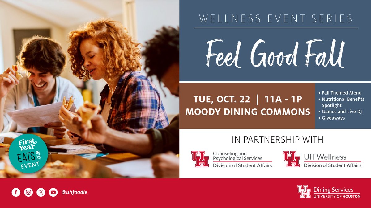 Feel good this fall with fun activities and giveaways brought to you by @uhfoodie and @uh_caps 🍂🍁