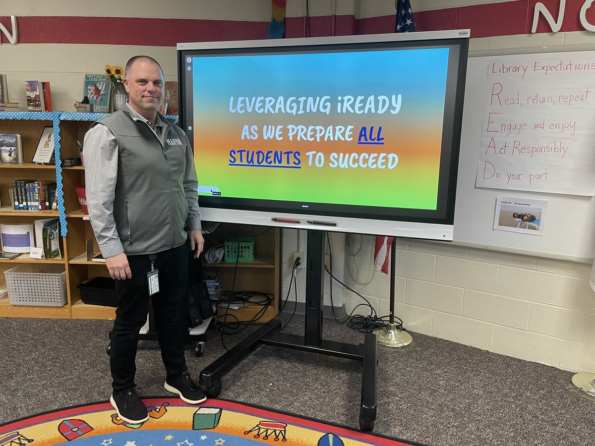 Dr. Peck <a href="/MarvinESNC/">Marvin Elementary School</a> shares his insights on leveraging iReady tools, data and resources for student growth <a href="/pecktheeducator/">Michael Peck, Ed.D.</a> <a href="/AGHoulihan/">Andrew G. Houlihan</a> <a href="/UCPSNC/">Union County Public Schools</a>