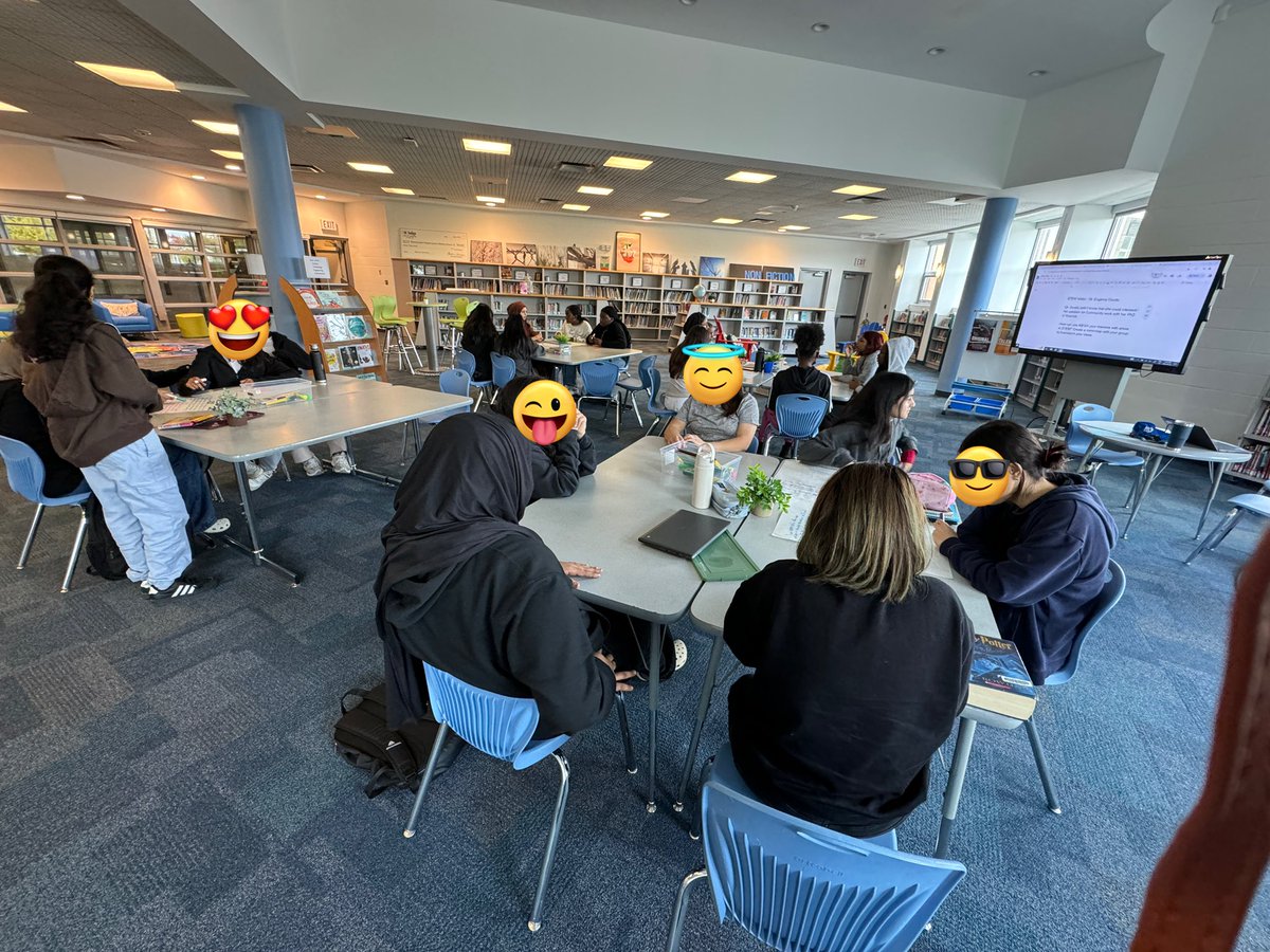 PavWander's tweet photo. Our STEAM Club for Female-Identifying students was a-buzz yesterday as we talked about how our interests can intersect with fields related to STEM.
@EugeniaDuodu’s #TedTalk was an excellent starter to discuss #ImposterSyndrome, #MarginaizedCommunities & #Underrepresentation https://t.co/meNeIK86N2