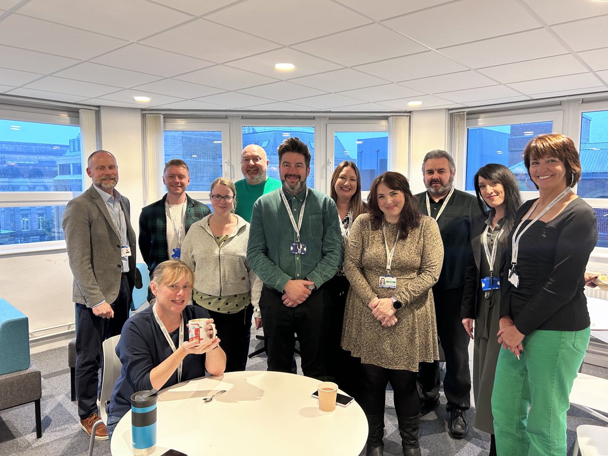 Team Bolton - Coffee, cake and a natter in Green for world mental health ⁦<a href="/nhsgm/">gm</a>⁩