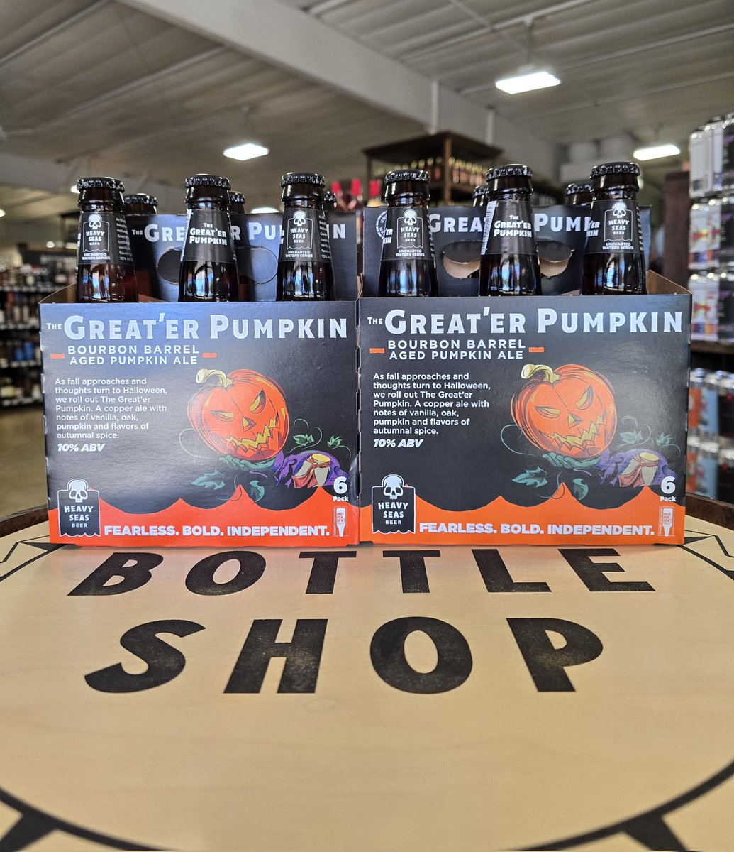 The Bottle Shop (@thebottleshopga) on Twitter photo <a href="/HeavySeasBeer/">Heavy Seas Beer</a>
Great'er Pumpkin bourbon barrel aged pumpkin ale
#MDbeer #greaterpumpkin #pumpkin <a href="/HeavySeasBeer/">Heavy Seas Beer</a>
Great'er Pumpkin bourbon barrel aged pumpkin ale
#MDbeer #greaterpumpkin #pumpkin