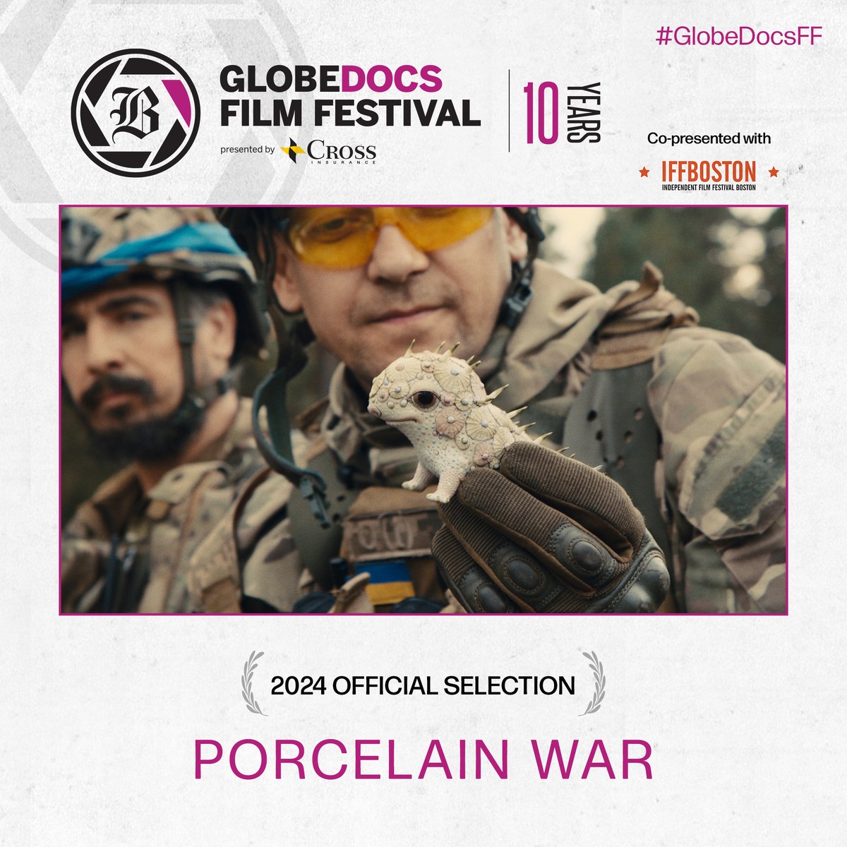globeevents's tweet image. Join #GlobeDocsFF @BrattleTheatre Oct. 25 for PORCELAIN WAR, co-presented w/@IFFBoston. Amidst the chaos and destruction of the Russian invasion of Ukraine, three artists find inspiration and beauty as they defend their culture and their country. Tickets: globe.com/filmfest