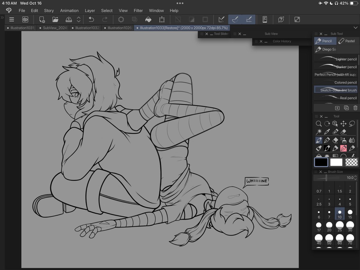 SolarBoyDoodles's tweet photo. Haven’t posted in a while. Here’s a WIP. https://t.co/JGJH1HvD9p