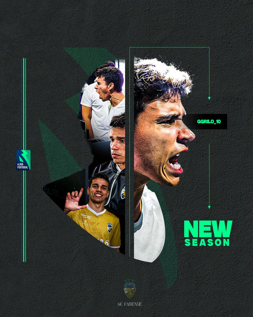 FarenseSc's tweet photo. 🎮 Renovação Confirmada! 🎮
Estamos entusiasmados em anunciar que @ggrilo_10  renovou por mais uma época na equipa de eSports do SC Farense! 🕹 O nosso craque virtual vai continuar a representar as nossas cores e lutar pelo topo em todas as competições! 💥 https://t.co/KX4yivhFIP