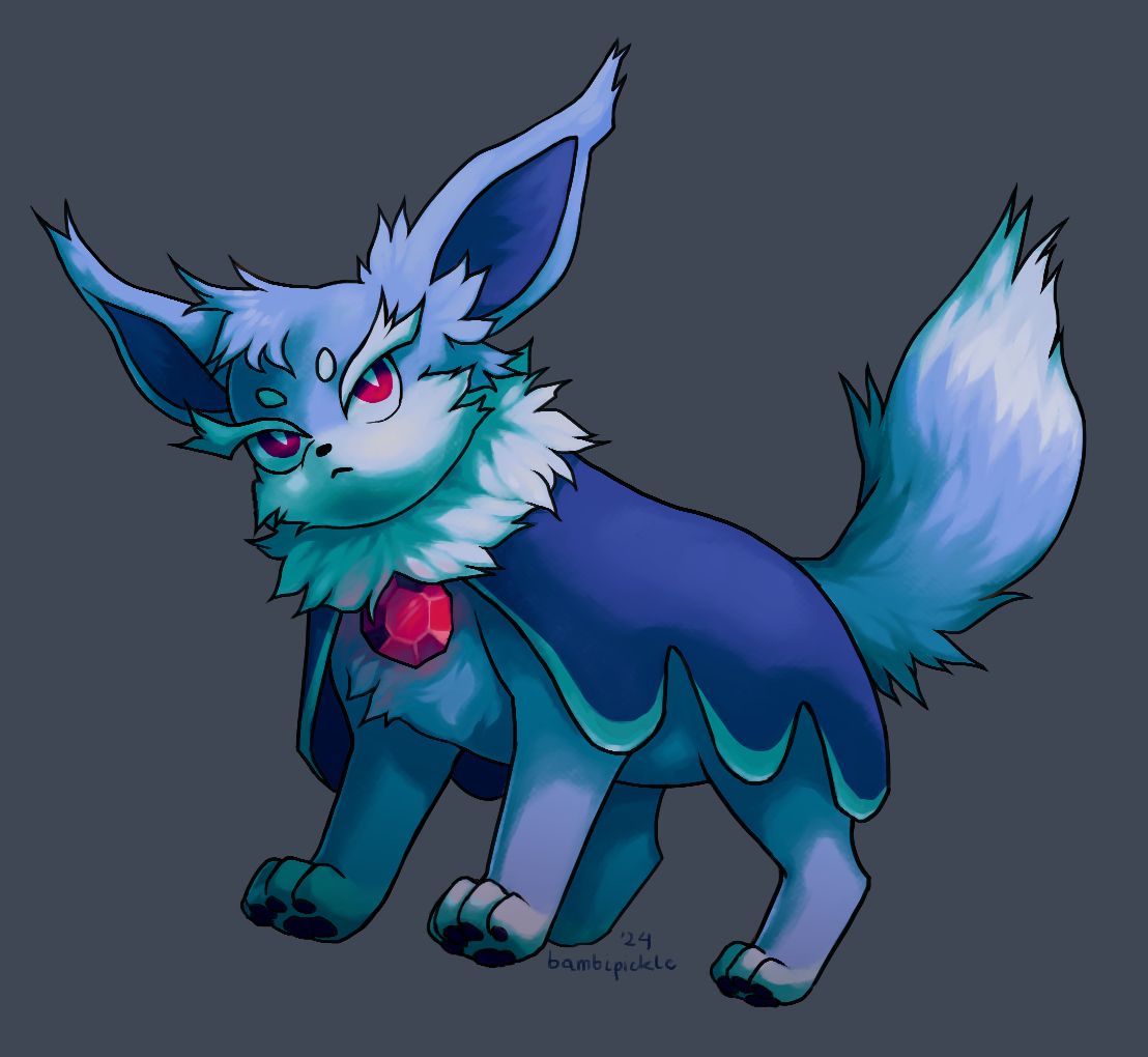 bambipickle's tweet photo. #palworld #palworldart #パルワード　nox shading practice ^__^ https://t.co/Aa6GGYRk5A