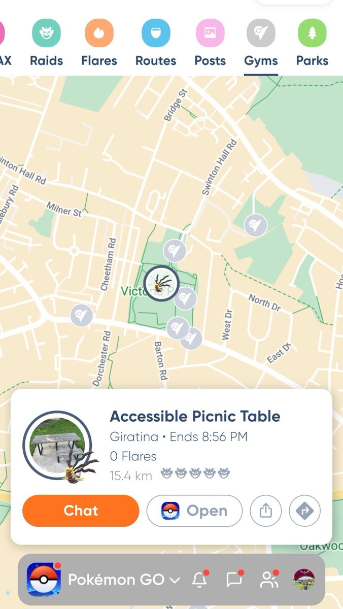 To #PokemonGO trainers in Manchester, UK,
I'll be joining 'Pokemon GO Salford' for my final meet-up tmr (17Oct), hosted by 8bitjegarty, at Victoria Park.
If u would like to join us, please meet at 'Accessible Picnic Table' gym. 
I'll be there 5.30pm-8pm, see ya tmr~~~ 🥳