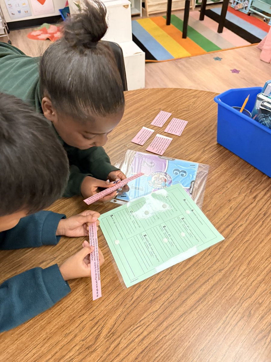 Working on better understanding the components of an extended constructed response so they can compose their best ECR! #RISDWeAreOne