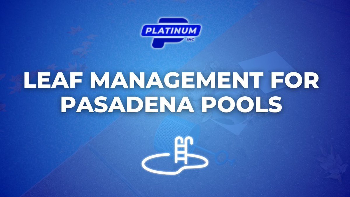 PlatinumSVPools's tweet image. 📖 New Post on Platinum Inc.: ☑️🍃 Leaf Management for Pasadena Pools 🌐 Learn more: blog.platinumpoolsandspa.com/off-season-mai… 

#LeafManagement #PasadenaPools #PoolCare #FallPoolMaintenance #PoolCleaning #PoolTips