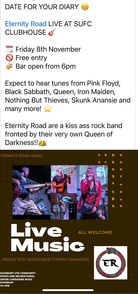 shawburyutd's tweet photo. 🎵 DO YA WANNA GET ROCKED?? 🎸 https://t.co/sxeGqkl3Xe