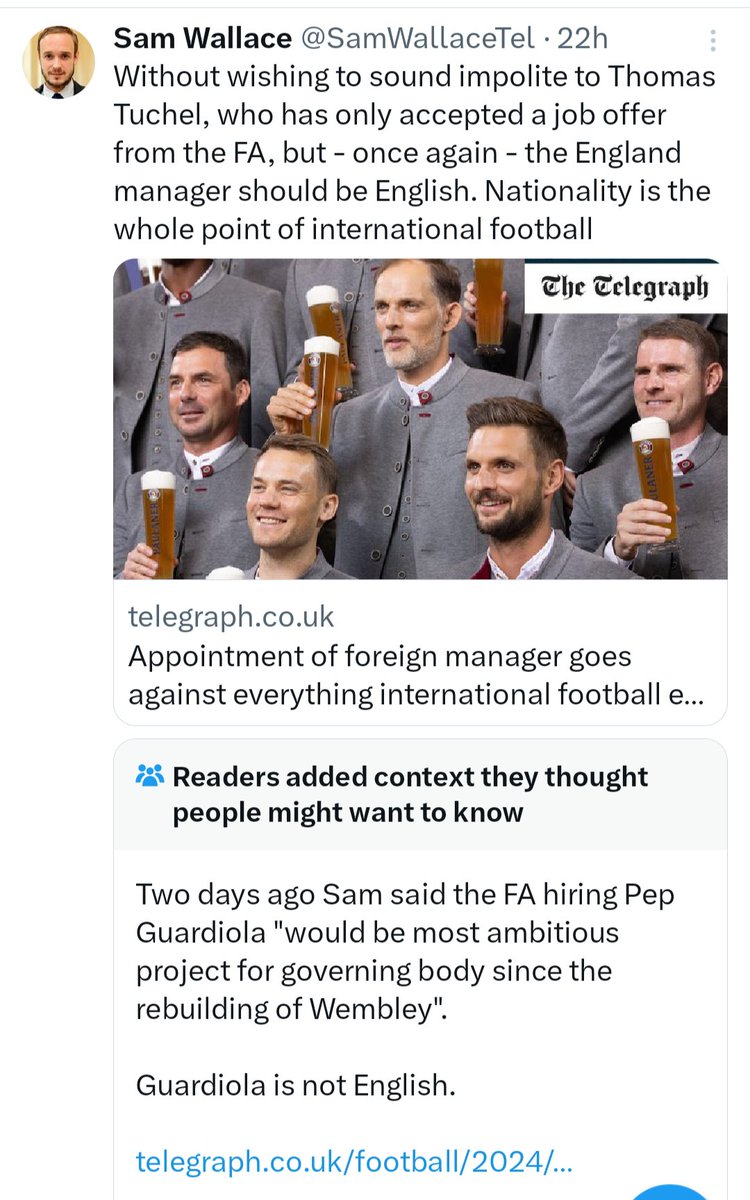 stefoy87's tweet photo. @SamWallaceTel https://t.co/0rzXBNNztb