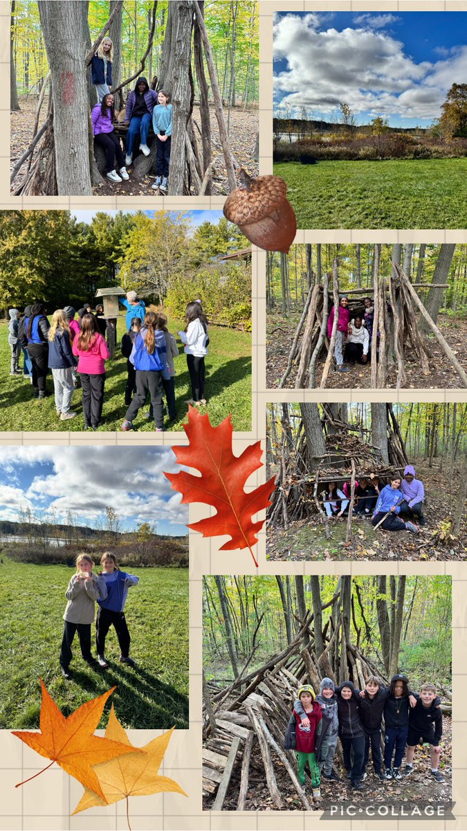 Grade 6 Ss had a fun fall day playing games, exploring and building shelters at Taquanyah! <a href="/stpatcatholic/">St. Patrick's</a>