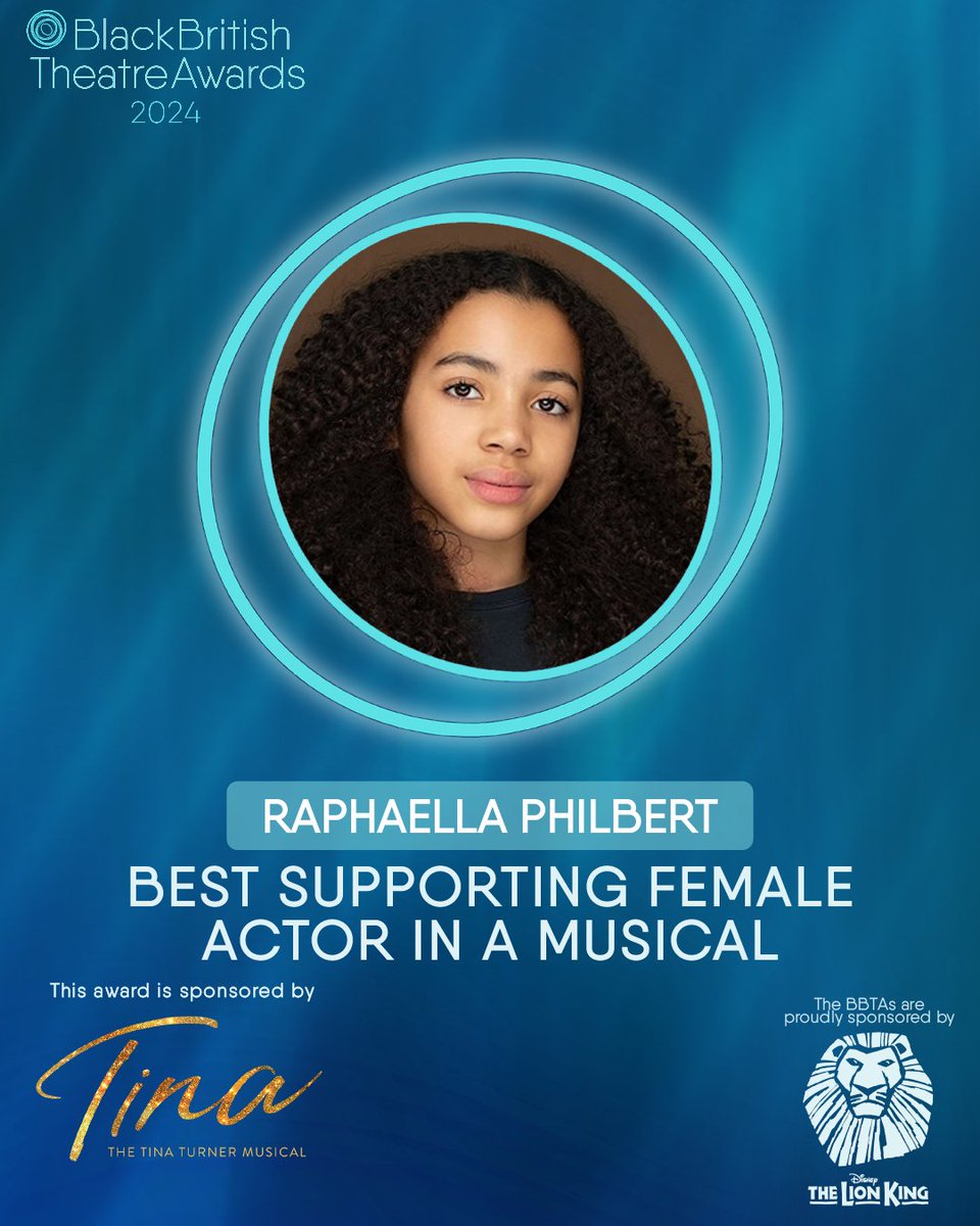 Black British Theatre Awards (@thebbtas) on Twitter photo MUSICAL GROUP NOMINEES
BEST SUPPORTING FEMALE ACTOR IN A MUSICAL AWARD
Award Sponsored by <a href="/TinaTheMusical/">TINA the Musical London</a>
Elèna Gyasi, <a href="/MeanGirlsStage/">Mean Girls Musical</a> , <a href="/SavoyTheatreLdn/">Savoy Theatre</a>
<a href="/PhebeEdwards/">Phebe</a>, @mjthemusicaluk , Prince Edward Theatre
Raphaella Philbert, <a href="/TheLionKing/">The Lion King - Musical</a> UK, The Lyceum Theatre
#theBBTAs MUSICAL GROUP NOMINEES
BEST SUPPORTING FEMALE ACTOR IN A MUSICAL AWARD
Award Sponsored by <a href="/TinaTheMusical/">TINA the Musical London</a>
Elèna Gyasi, <a href="/MeanGirlsStage/">Mean Girls Musical</a> , <a href="/SavoyTheatreLdn/">Savoy Theatre</a>
<a href="/PhebeEdwards/">Phebe</a>, @mjthemusicaluk , Prince Edward Theatre
Raphaella Philbert, <a href="/TheLionKing/">The Lion King - Musical</a> UK, The Lyceum Theatre
#theBBTAs
