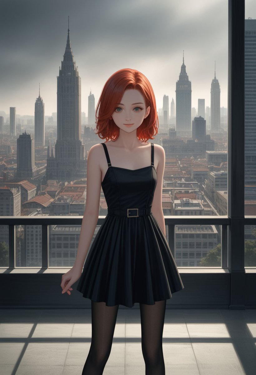 zero2zedGaming's tweet photo. Rooftop View
#cityview #rooftop #rooftopview #redhead #cityscape #blackdress #tights #portrait #imagevariation #aibeauty #animegirl #aigirl #ai #aiart #aiartcommunity #aiartworks #digitalart #generativeai #generativeart #artificialintelligence https://t.co/rU5hSPZacb