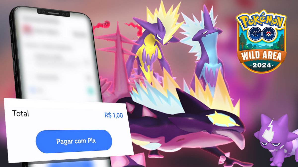 jogadaexcelente's tweet image. Compre o ingresso para o evento ÁREA SELVAGEM GLOBAL do Pokémon GO por R$1 no PIX (não é clickbait)!💸💸💸💸

🎬 youtu.be/nRhbOfj9JMA