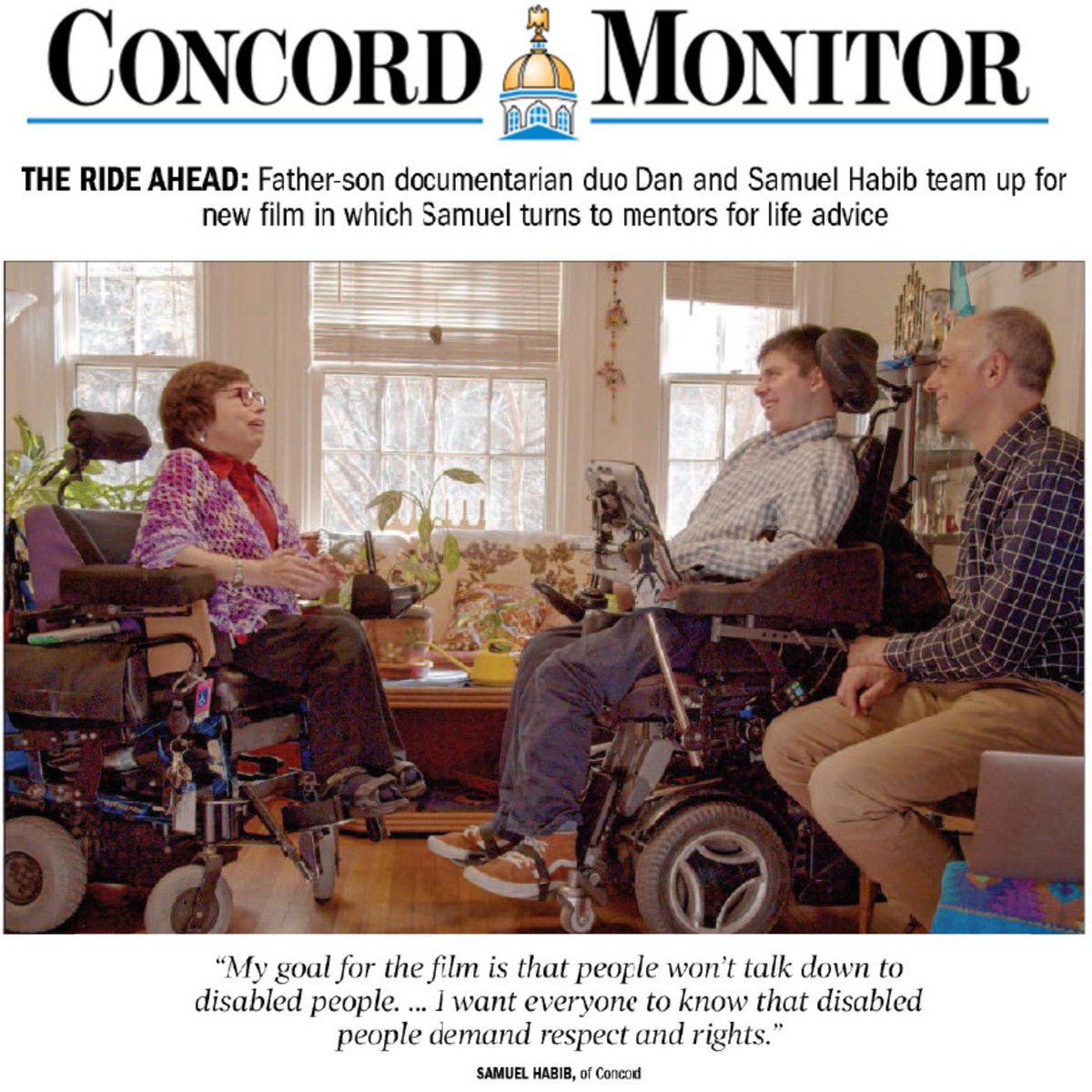 Thank you <a href="/ConMonitorNews/">Concord Monitor News</a> for featuring #TheRideAhead! We’re so excited for our New Hampshire premiere TOMORROW at <a href="/NHFF/">New Hampshire Film Festival</a> and then our Concord premiere on Dec 2nd at <a href="/BNH_Stage/">BNH Stage</a>!

Check out the full Concord Monitor article: concordmonitor.com/Samuel-and-Dan…