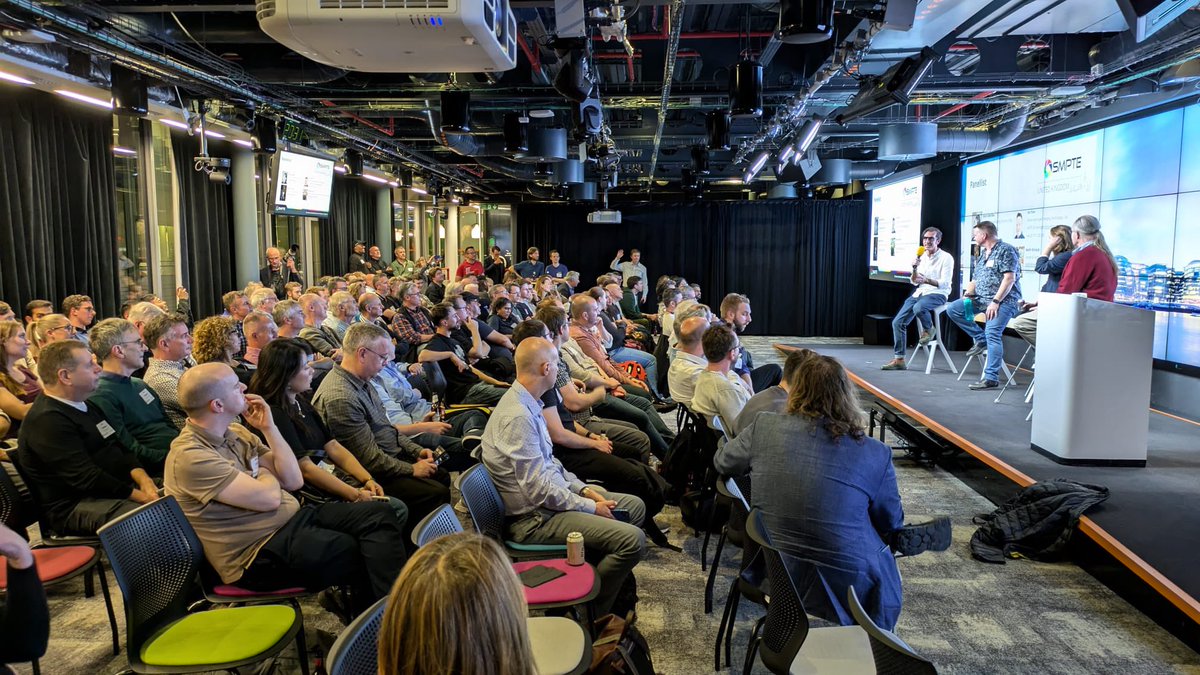 Good night at #GoogleCloud  with <a href="/smpteuk/">SMPTE UK Section</a> and <a href="/MovieLabsNews/">MovieLabs</a>