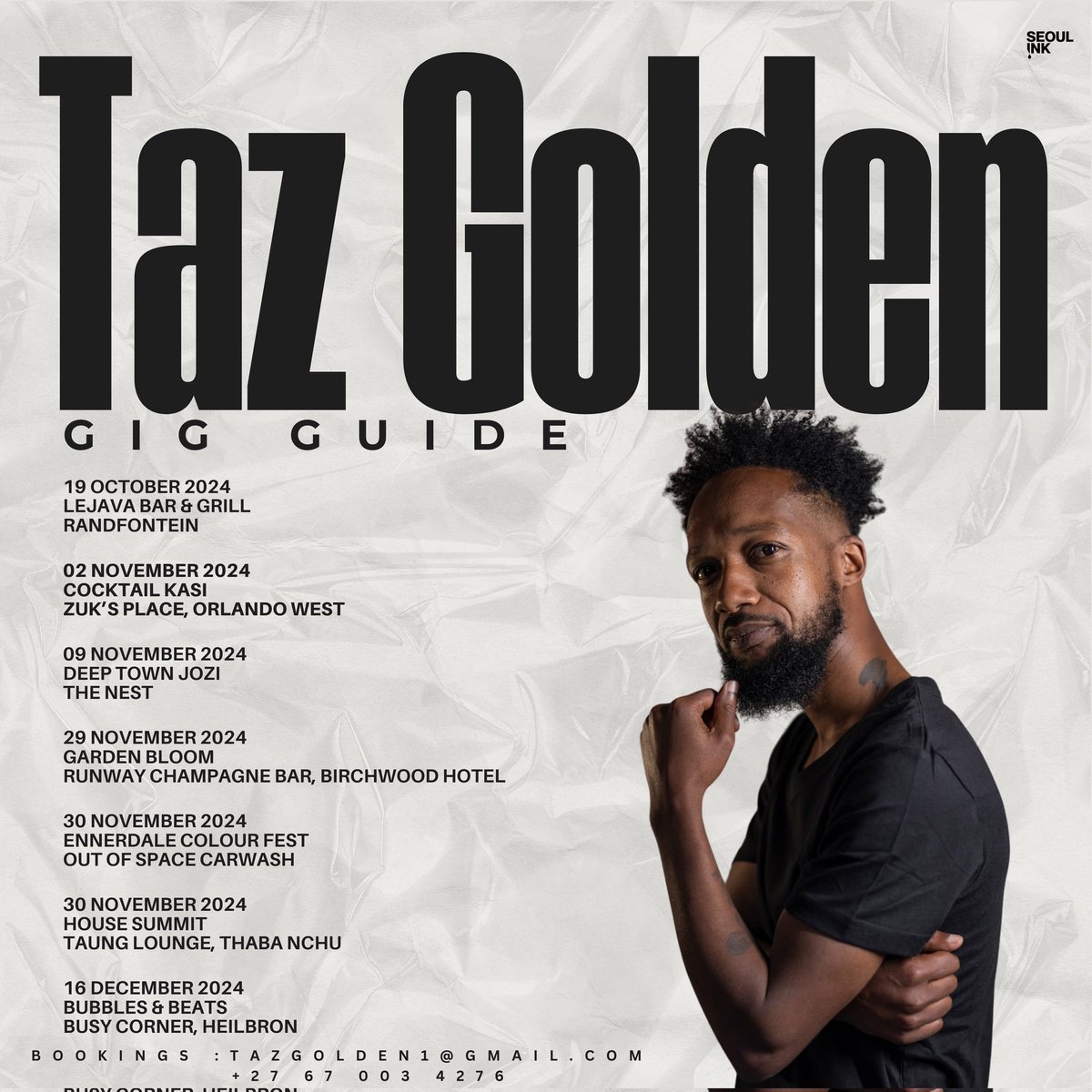TazGolden's tweet photo. Thank You, I'm Available For Bookings Bro! 🙏🏾
#IPlayHouse #ILoveRadio #HouseEssentials 🇿🇦 https://t.co/7L4g9LMVbj