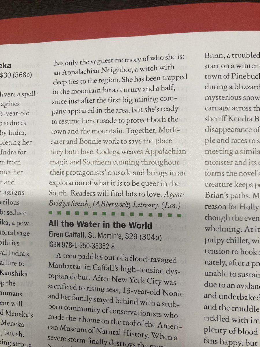 Jabberwocky Literary (@awfulagent) on Twitter photo New this week is an excellent review of <a href="/lincodega/">lin codega</a>'s forthcoming debut novel, MOTHEATER:
"Appalachia comes alive in Codega’s atmospheric debut fantasy... Readers will find lots to love" ✨ New this week is an excellent review of <a href="/lincodega/">lin codega</a>'s forthcoming debut novel, MOTHEATER:
"Appalachia comes alive in Codega’s atmospheric debut fantasy... Readers will find lots to love" ✨