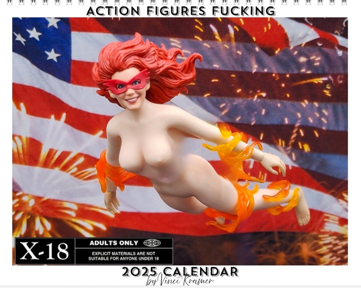 The 2025 Action Figures Fucking Calendar has just been sent to the printer! I will have copies available soon. But be warned - this one isn't just 18 and over. It isn't safe for a lot of adults.

#actionfiguresfucking #actionfigures #actionfigurephotography
#marvellegends #sex