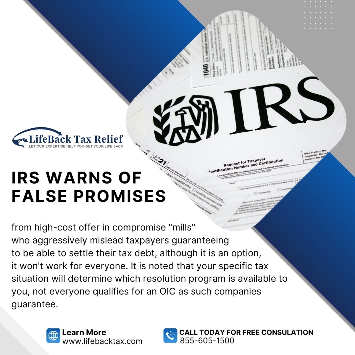 lifebacktax's tweet photo. #TaxRelief #FinancialFreedom #2024Taxes #taxtips #backtaxes #TaxSafety #taxfacts https://t.co/0LneRcVyql