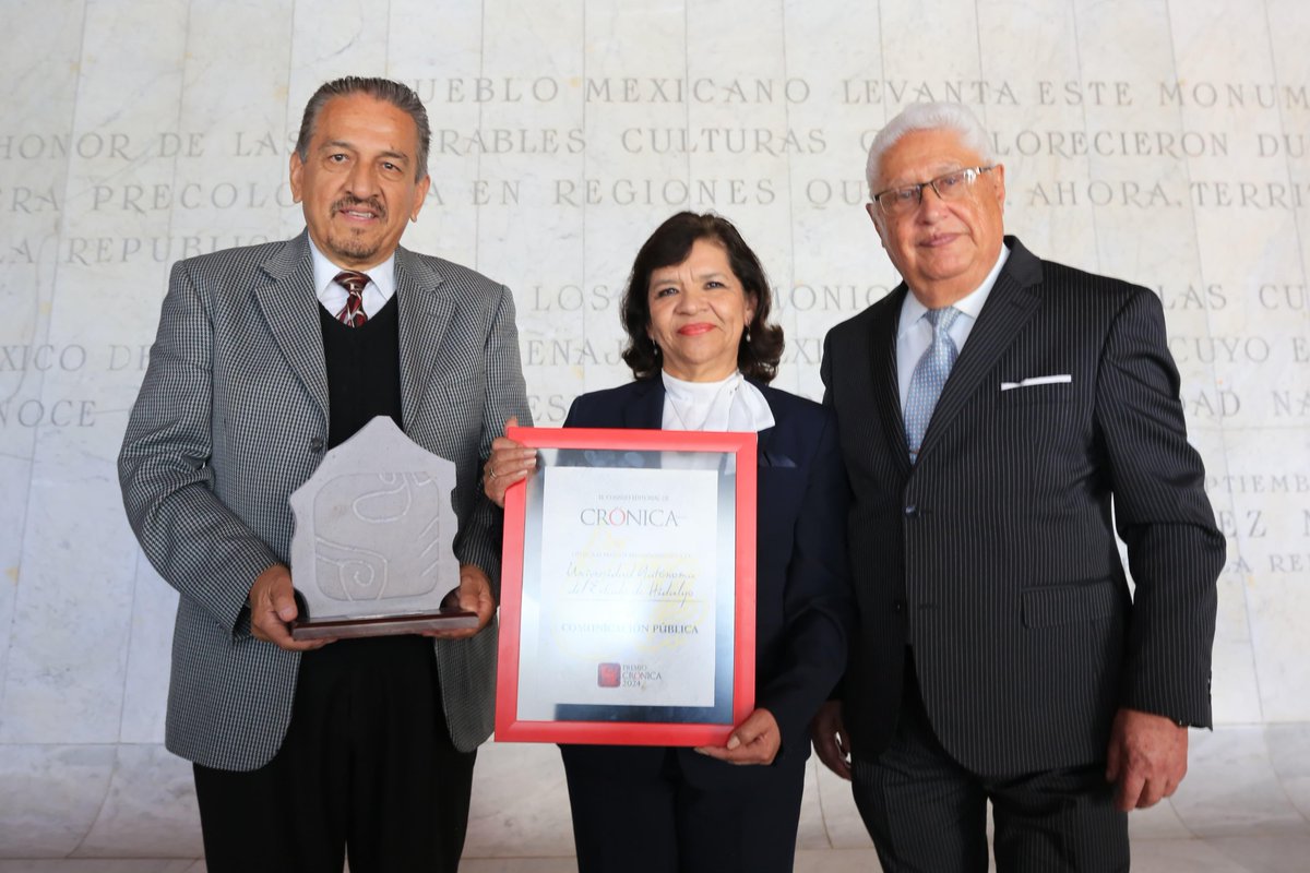 UAEH_OFICIAL's tweet photo. La comunidad #Garza el dรญa de hoy se viste de manteles largos, gracias al esfuerzo y dedicaciรณn de las y los integrantes de la #UAEH es un honor recibir el Premio en Comunicaciรณn Pรบblica, Crรณnica en su ediciรณn 2024.
#OrgulloGarza #PremioCrรณnica2024 #LaGarzaMรกsVivaQueNunca https://t.co/cZKh1uXlFU
