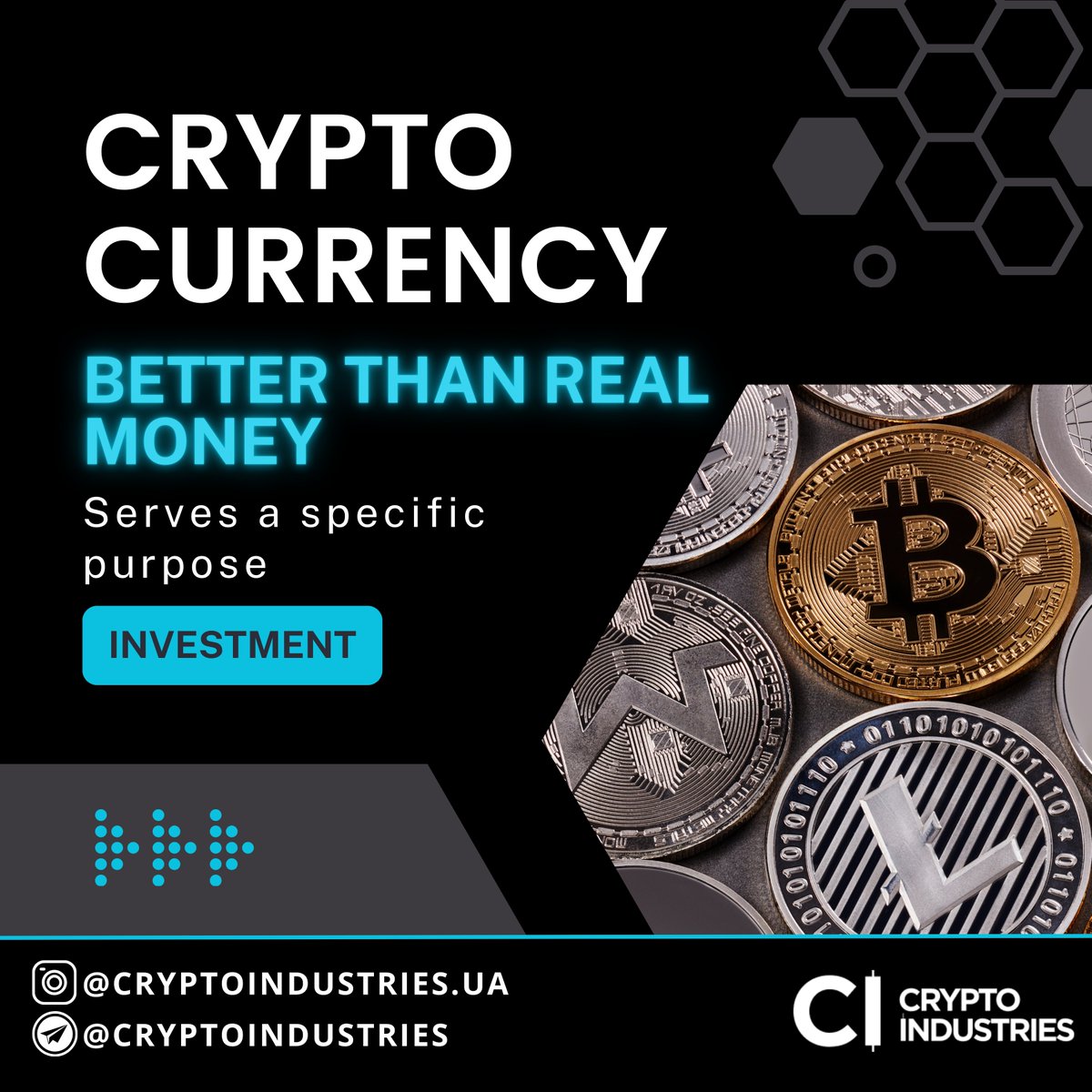 CI_community_ua's tweet photo. 🌐🚀 Why is cryptocurrency the future of finance?🚀🌐

In a rapidly changing world, cryptocurrencies are becoming the new standard in financial systems💸💻Here are a few reasons why you should pay attention:

1️⃣ Decentralization and Control: Cryptocurrency eliminates the need for intermediaries, giving you control over your finances! 🔐💳No bank fees or transaction delays.

2️⃣ Fast and Global Transactions: Send funds anywhere in the world in minutes ⏱️, with no time or border restrictions🌍

3️⃣ Innovative Opportunities: Technologies like smart contracts, DeFi, and NFTs open new horizons for investing, business, and art 📈🎨

4️⃣ Privacy Protection: Blockchain technology ensures transparency of transactions while keeping your personal information secure 🛡🔒

5️⃣ Huge Growth Potential: Still in its early stages, cryptocurrency could become the foundation of a new financial era🌠 From banks to investment firms, everyone is starting to adopt this technology.

Cryptocurrency is not just a fad or trend. It’s a chance to be part of the future that is being built today! 🌐🚀

#CryptoIndustries #CRYPTONEWS #Crypto