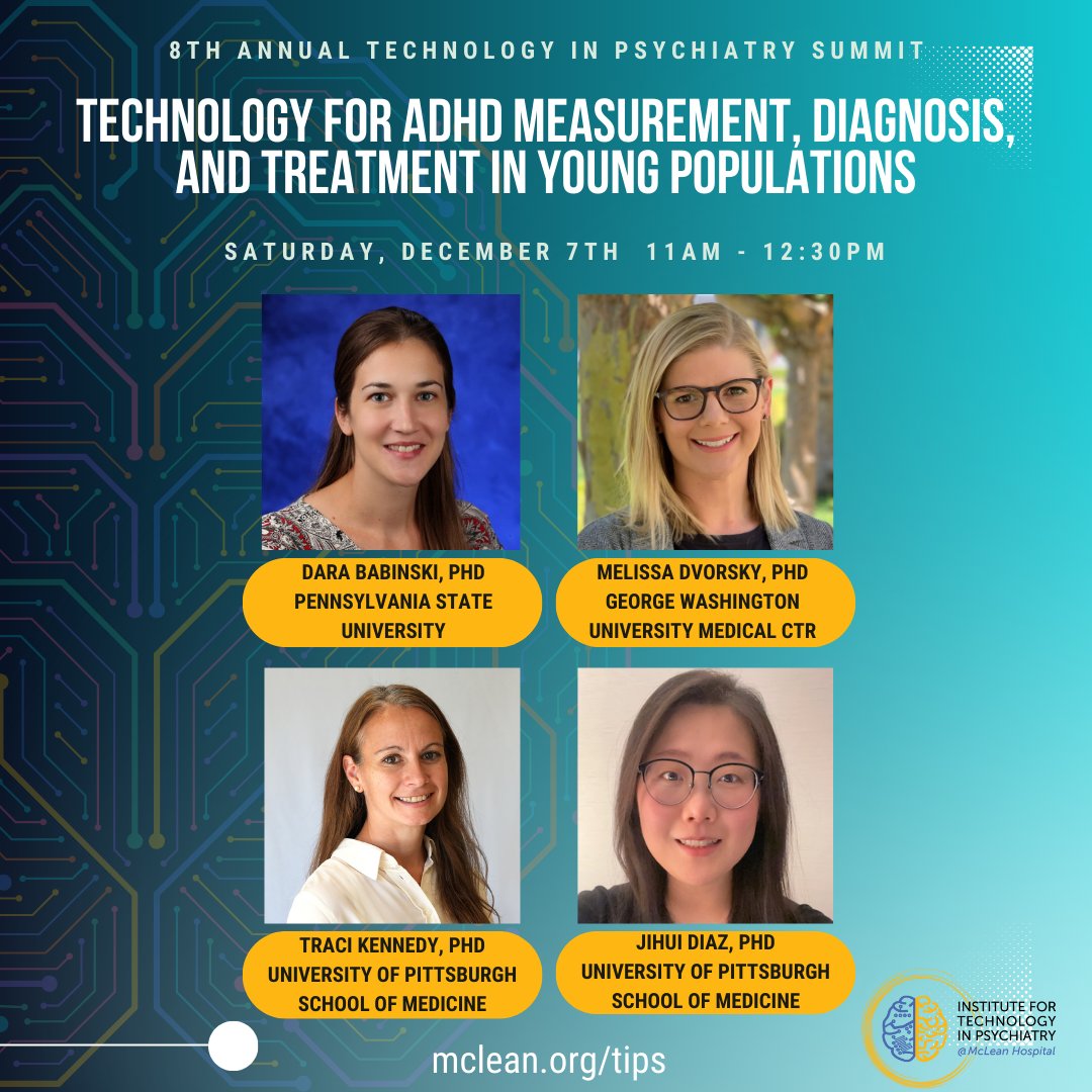 Institute for Technology in Psychiatry (@tech_in_psych) on Twitter photo Donāt miss the #TIPS2024 symposium on digital health applications to measure, diagnose, and treat ADHD symptoms in young populations. TIPS early-bird registration ends tonight!
techinpsych.org
<a href="/melissadvorsky/">Dr. Melissa Dvorsky</a> Donāt miss the #TIPS2024 symposium on digital health applications to measure, diagnose, and treat ADHD symptoms in young populations. TIPS early-bird registration ends tonight!
techinpsych.org
<a href="/melissadvorsky/">Dr. Melissa Dvorsky</a>