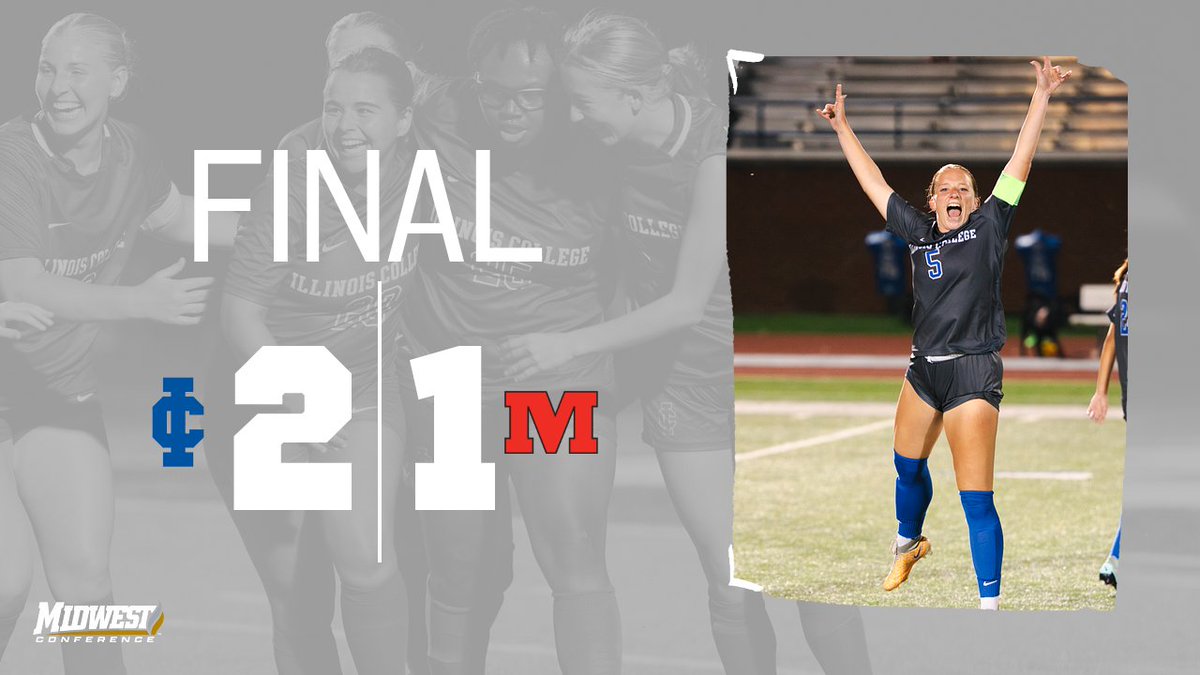 IC_Athletics's tweet photo. WSOC | IC posted its first conference win this season, stopping Monmouth, 2-1, Wednesday.

https://t.co/VND4Cs0oNt

#goladyblues #icathletics @ladybluessoccer https://t.co/vEDvcQ44U1