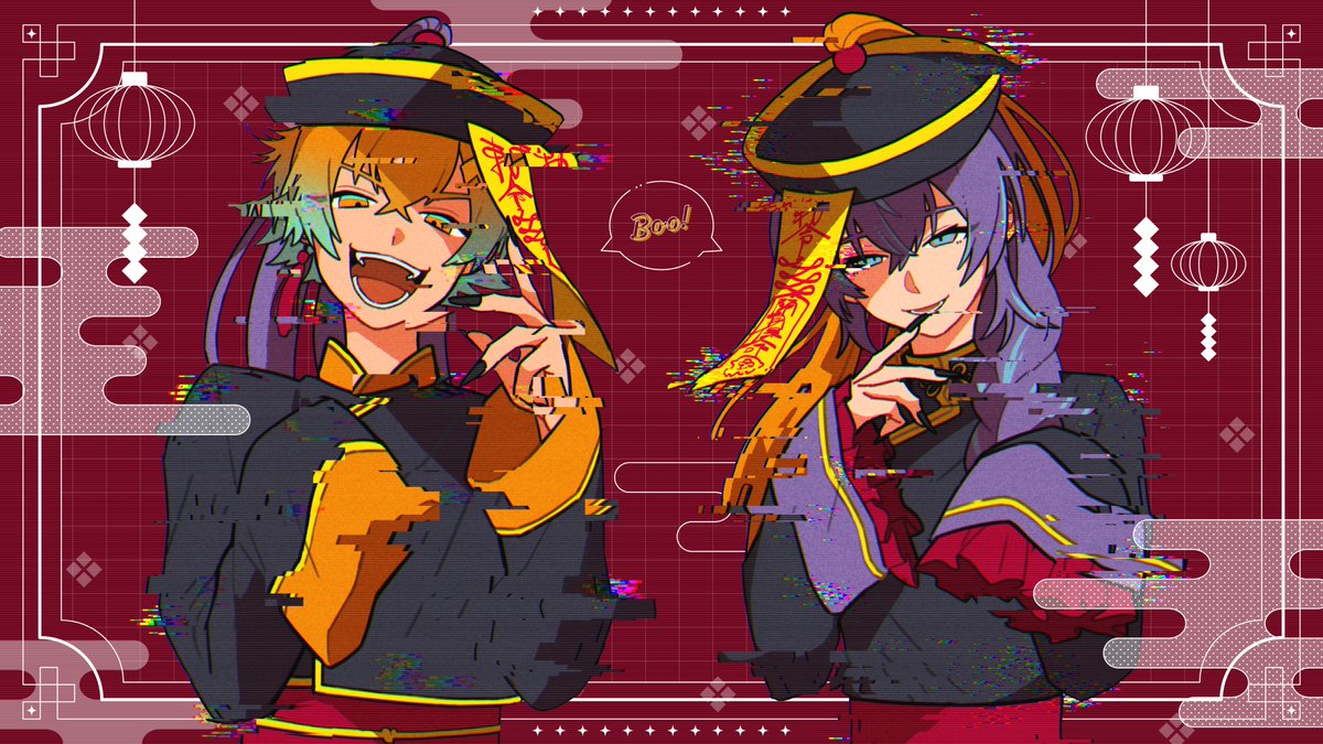 👻𝘽𝙤𝙤!👻

#ウサミアァァァァトゥ #ショウゾウ画
※捏造衣装