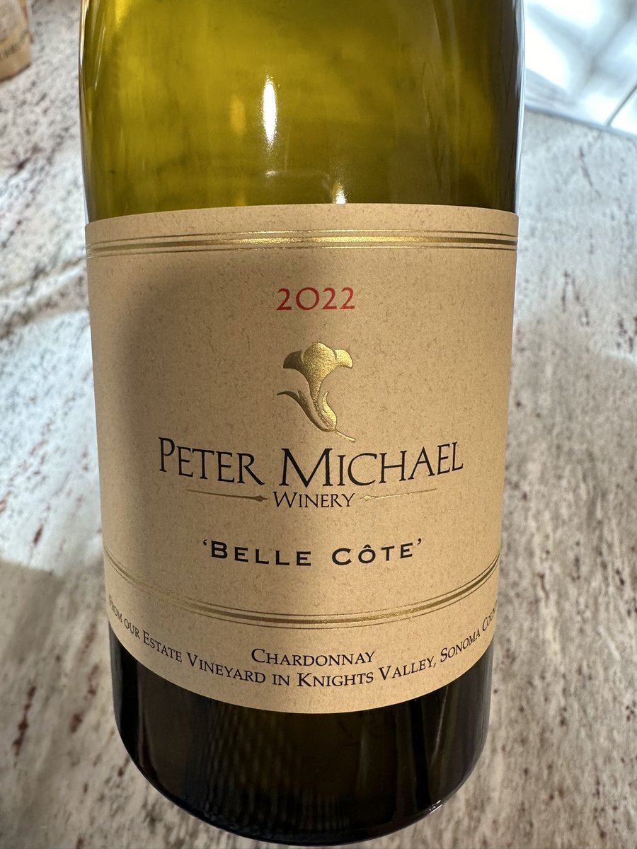 Peter Michael Chardonnays never disappoint.