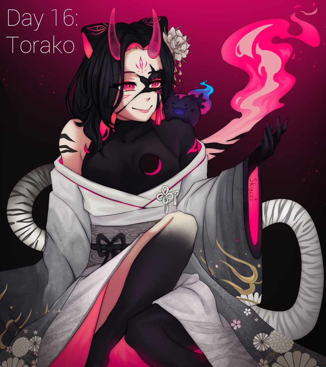 Torako +Torabi 🐯
#illustora #vtober