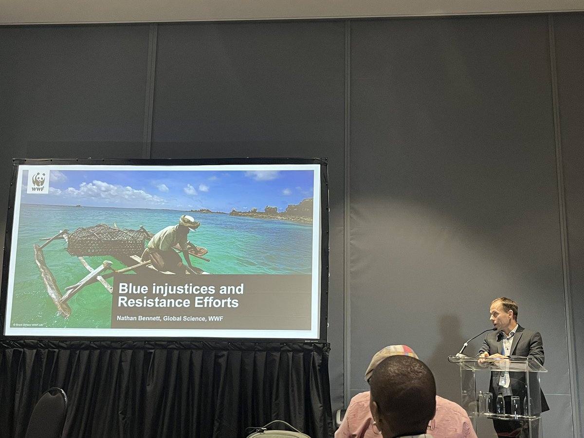 sarahbedolfe's tweet photo. “With colonization came conservation. There is no word in any African language that means conservation.”

- Professor Moenieba Isaacs
 #IMCC7 Blue Justice Symposium https://t.co/b3cw87wwUt