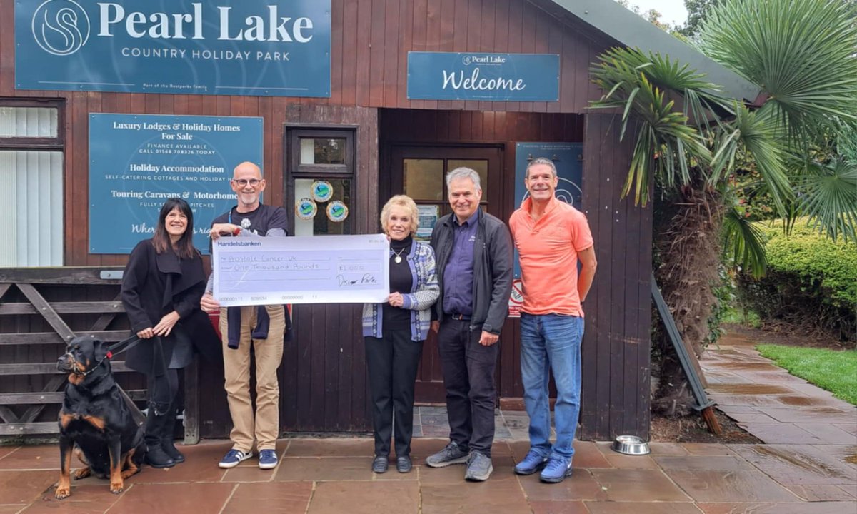 Pearl Lake Country Holiday Park (@pearllakepark) on Twitter photo DISCOVER PARKS SUPPORT GROUNDBREAKING RESEARCH <a href="/ProstateUK/">Prostate Cancer UK</a>
Tenth charity to benefit from year long pledge.
Huge thanks to Judy Appleyard from Redditch, relative newcomer on site following her husbands death after being diagnosed with the disease in 2010. DISCOVER PARKS SUPPORT GROUNDBREAKING RESEARCH <a href="/ProstateUK/">Prostate Cancer UK</a>
Tenth charity to benefit from year long pledge.
Huge thanks to Judy Appleyard from Redditch, relative newcomer on site following her husbands death after being diagnosed with the disease in 2010.