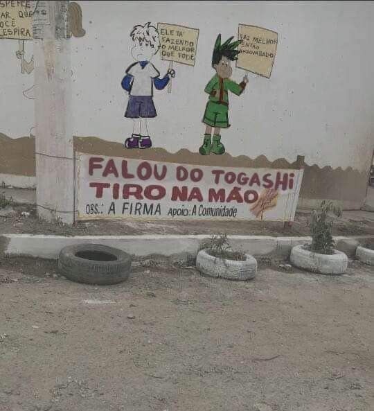 Aqui na quebrada já proibiram twitero reclamando de Hunta x Hunta