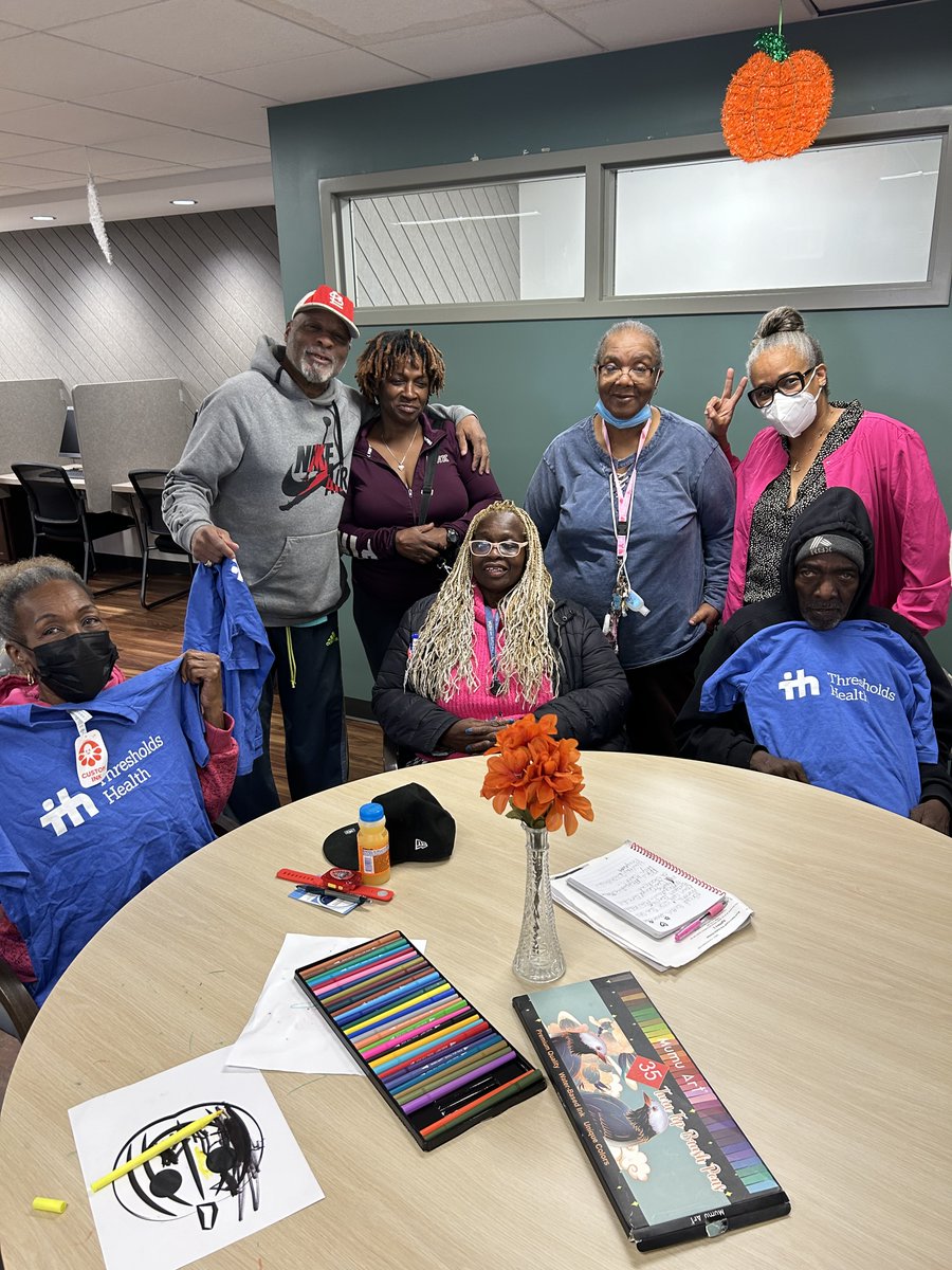 Thresholds_Hlth's tweet photo. Our Community Outreach Specialist, Aasia attended a seniors health fair with Embrace Living Communities last week, promoting blood pressure checks and #BreastCancerAwareness. We can help keep you healthy! Make an appointment with us today at https://t.co/7YvwhS4Ed2. https://t.co/562ZvZOsHk