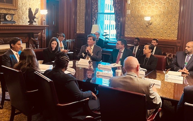 Sean Savett Archived (@nsc_spox46) on Twitter photo At today’s <a href="/WhiteHouse/">The White House</a> roundtable, DNSA Singh spoke with leaders from 15 U.S. companies + <a href="/USChamber/">U.S. Chamber</a> about our #AntiCorruption work to level the playing field & protect the financial system. Read about progress under this Administration: whitehouse.gov/briefing-room/… At today’s <a href="/WhiteHouse/">The White House</a> roundtable, DNSA Singh spoke with leaders from 15 U.S. companies + <a href="/USChamber/">U.S. Chamber</a> about our #AntiCorruption work to level the playing field & protect the financial system. Read about progress under this Administration: whitehouse.gov/briefing-room/…